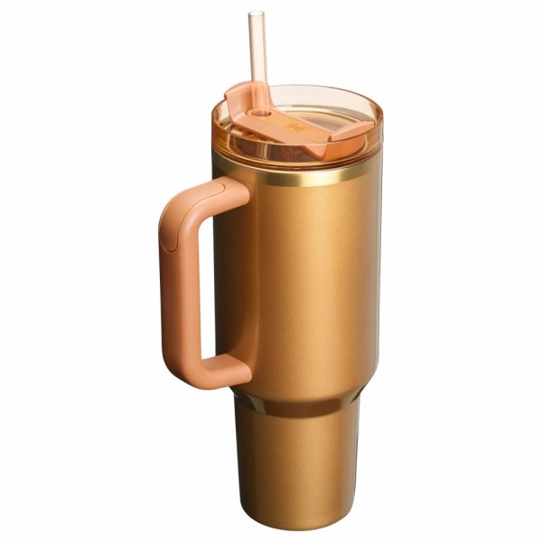 Stanley The Copper Tinsel Quencher H2.0 FlowState™ Tumbler Vacuum Bottles Copper Tinsel