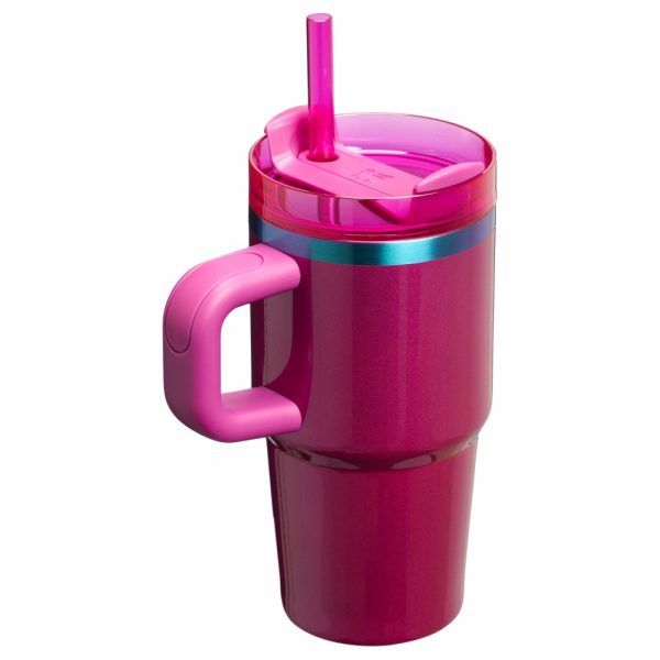 Stanley The Quencher H2.O FlowState™ Tumbler with Handle Vacuum Bottles Hot Coral