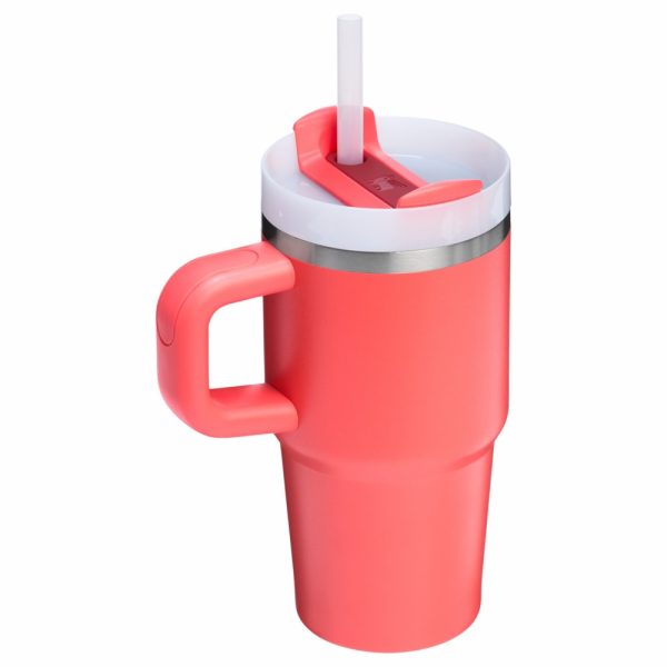 Stanley The Quencher H2.O FlowState™ Tumbler with Handle Vacuum Bottles Hot Coral