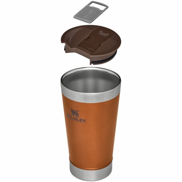 Cream Gloss Stanley Classic Stay Chill Beer Pint Camp Cookware & Gear