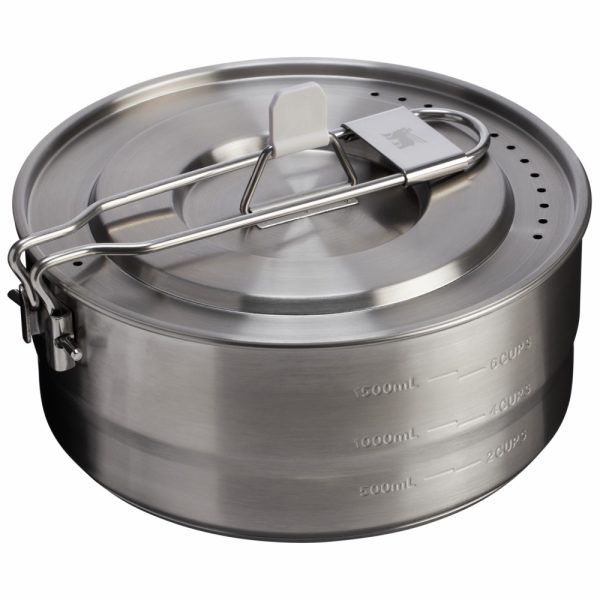 Shale + Charcoal Stanley The Wildfare Go Two Bowl Prep & Cook Set 14-piece set Camp Cookware & Gear
