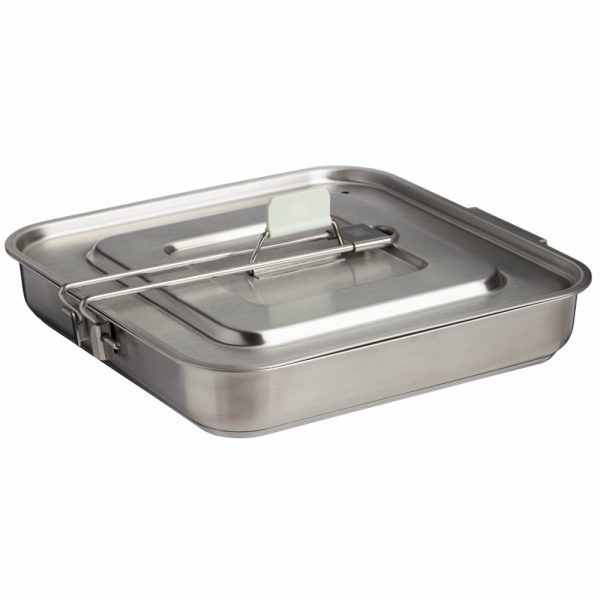 Pale Pebble + Stone Stanley The Wildfare Pro Square Pan Cookset 5-piece set Camp Cookware & Gear