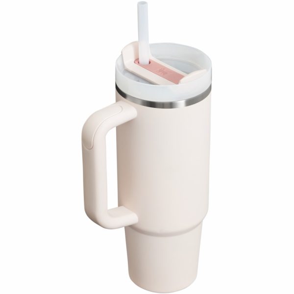 Hot Coral Stanley The Quencher H2.0 Flowstate™ Tumbler Valentine’s Day